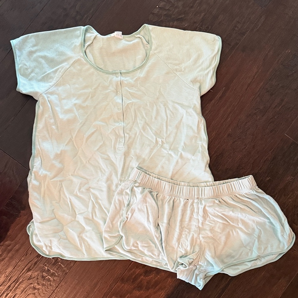 LAKE Pajamas Maternity Short Set